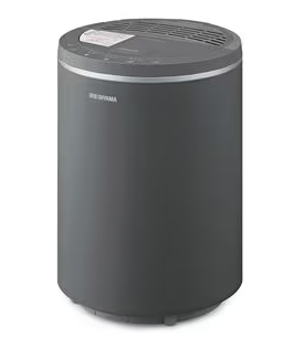 スチーム式加湿器 600ml グレー