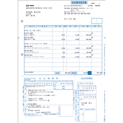 郵便払込取扱票付納品書（払込人負担）