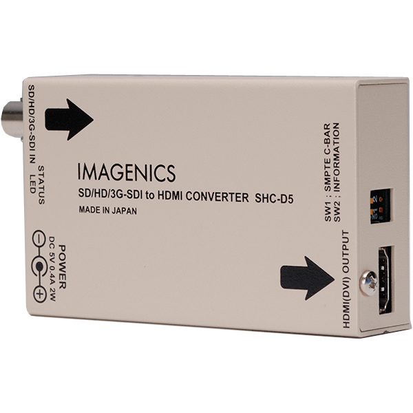 3G/HD/SD-SDI - DVI（HDMI）コンバータ