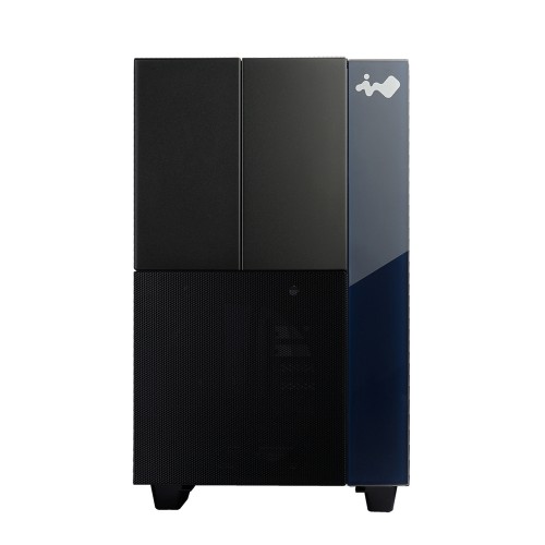 F3 Black/ミニタワー/ブラック/背面コネクタマザーボード対応/フロントパネル右部に強化ガラス採用/Neptune AN120ファン1基付属/240mmラジエーター対応