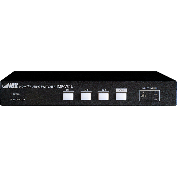 3入力1出力 4K@60対応 HDMI/USB-C切換器