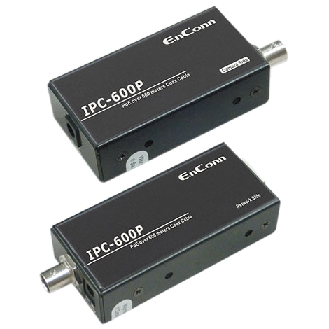 PoE/PoE Plus対応イーサネット長距離同軸伝送器