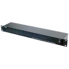 AHD/HD-TVI/HDCVI/コンポジット対応 16入力各2出力映像分配器