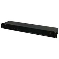 AHD/HD-TVI/HDCVI/コンポジット対応 8入力各2出力映像分配器