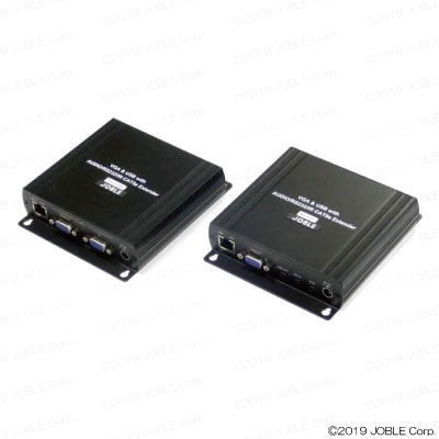VGA・USB・音声・赤外線・RS232C CAT5e伝送器