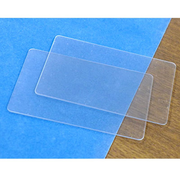 プラスチックカード(透明) 0.76mm厚 1000枚 ID-CARD-CLEAR