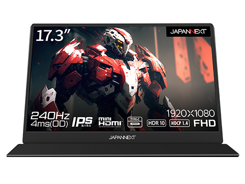 ゲーミング液晶ディスプレイ/17.3型/1920×1080/miniHDMI×1、USB Type-C×2/ブラック/スピーカー：有/2年保証