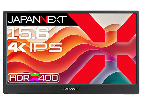 液晶ディスプレイ 15.6型/3840×2160/miniHDMI×1、USB-C×2/ブラック/スピーカー有/2年保証
