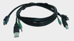 TAA準拠HDMI/USB/AUIDO KVMケーブル 3m