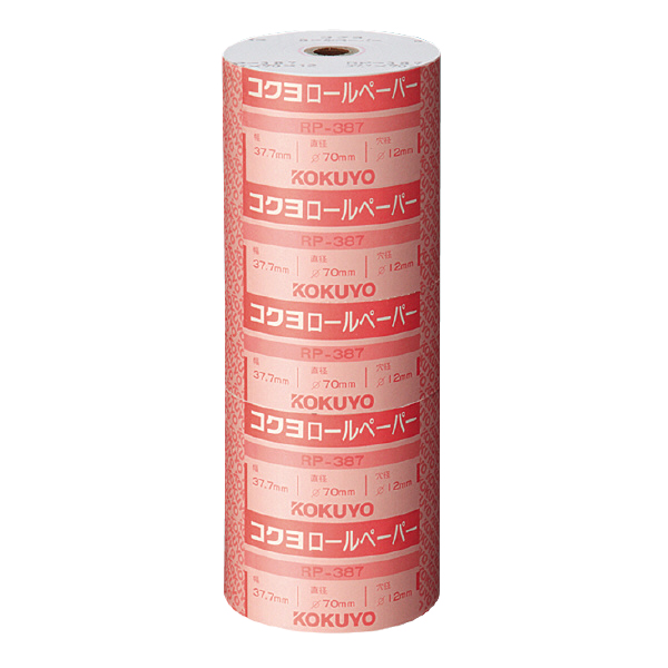 ロールペーパー 幅37.5mm 直径70mm 長さ46m 穴内径12mm