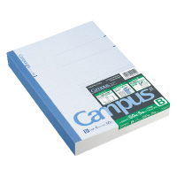 キャンパスノート6号(セミB5)B罫50枚5冊組