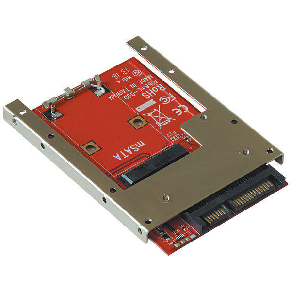 変換基板/mSATA SSD→2.5インチSATAコネクタ KRHK-MSATA/S7