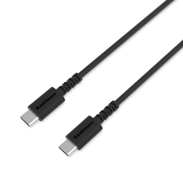 USB充電＆同期ケーブル 2m C-C USP-PD対応 100W ブラック