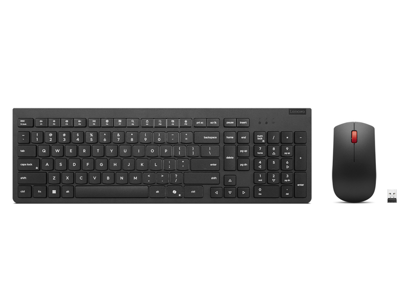 Lenovo エッセンシャル ワイヤレス キーボード&マウス 2 - 英語