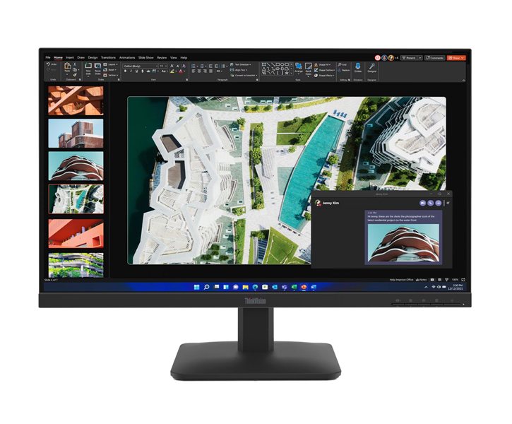 ThinkVision S27-4e (27型ワイド液晶ディスプレイ/1920×1080/VGA、HDMI/ブラック/スピーカー：なし/3年間フル保証/広視野角IPSパネル採用)
