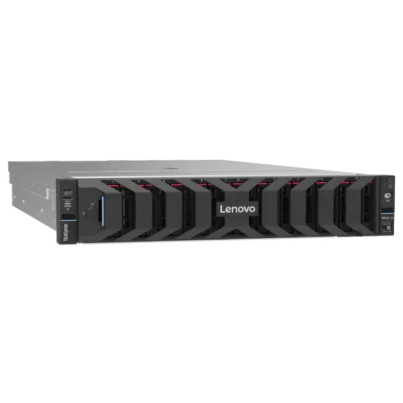 ThinkSystem SR650 V4(HS 3.5)/Xeon-6515P(16) 2.30GHz-6400MHz×1/PC5-51200 16.0GB(16×1)/RAID-940-16i-8GB/Quad-1GbE-OCP/POW(800W×2)/OSなし/3年保証9x5(CRU-NBD)/SS