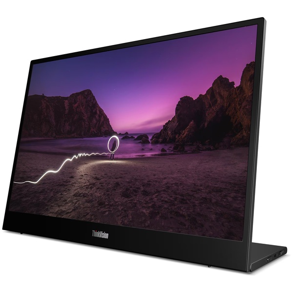 ThinkVision M16 (16型モバイルモニター/1920×1200/USB Type-C/ブラック/スピーカー：なし/「3年保証」In-Plane Switchingパネル採用)