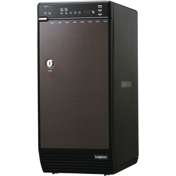 HDDケース/3.5インチHDD/8Bay/USB3.0+eSATA接続/ソフト付