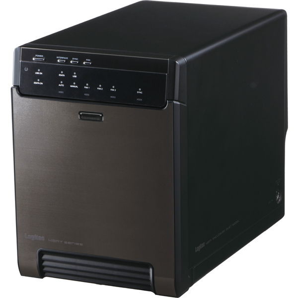 HDDケース/3.5インチHDD/4Bay/USB3.0+eSATA接続/ソフト付