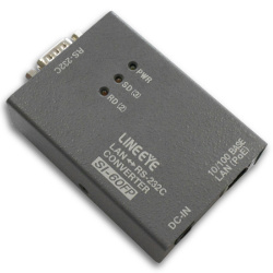 小型インターフェースコンバータ LAN<=>RS-232C Dsub9 PoE給電対応
