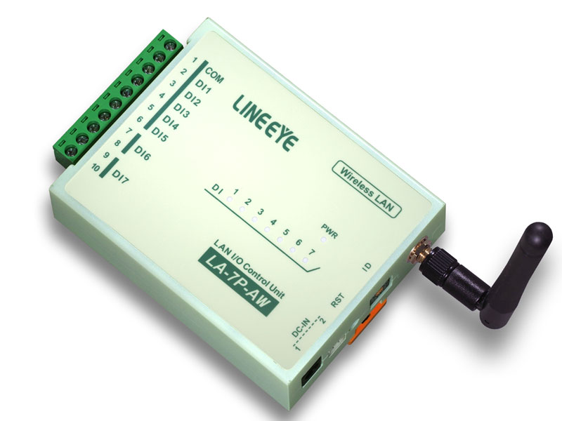 無線LAN接続型デジタルIOユニット AC/DC7入力
