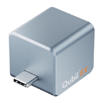 Qubii EX PD充電対応 高速バックアップストレージ (メモリ内蔵) 256GB ブルー