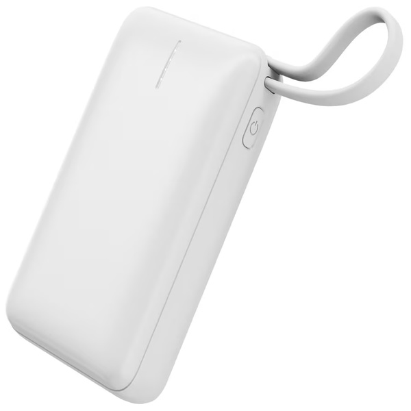 HIDISC リン酸鉄リチウムイオン電池使用 急速充電モバイルバッテリー 10000mAh ホワイト