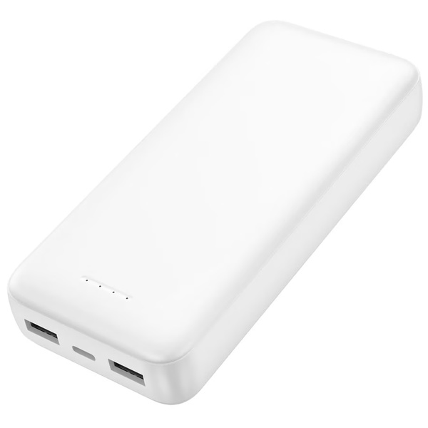 HIDISC リン酸鉄リチウムイオン電池使用 急速充電モバイルバッテリー 20000mAh ホワイト