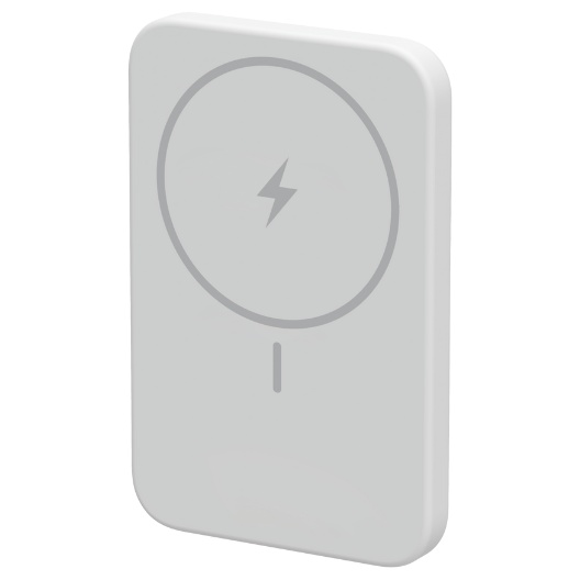 HIDISC ワイヤレス充電対応 5000mAh PD20W対応 モバイルバッテリー ホワイト 【3C認証品】【CCC認証品】