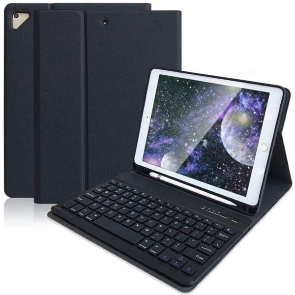 iPad 9.7（第6・5世代）対応 ワイヤレスキーボード付ケース ブラック