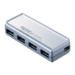 USB2.0Hub 4ポート シルバー