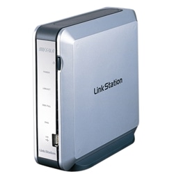 DLNA対応メディアサーバ機能搭載 1000M LAN接続ハードディスク 160GB