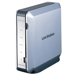 DLNA対応メディアサーバ機能搭載 1000M LAN接続ハードディスク 250GB