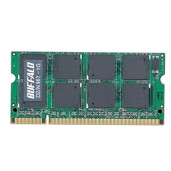 PC2-5300（DDR2-667）対応 DDR2 SDRAM 200Pin用 S.O.DIMM 1GB