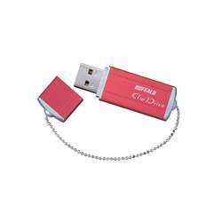 USB2.0フラッシュディスク アルミ筐体 1GB レッド