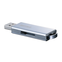 USB2.0フラッシュメモリ デザインモデル 256MB シルバー
