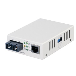 光メディアコンバータ 100BASE-TX←→100BASE-FX(SC)変換 シングルモード20km