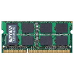 PC3-10600（DDR3-1333）対応 DDR3 SDRAM 204Pin用 S.O.DIMM 2GB