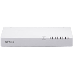 10/100Mbps対応 スイッチングHub プラスチック筐体/電源内蔵モデル 8ポート ホワイト