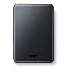 アルミ素材&スリム USB3.0用 ポータブルHDD 1TB ブラック