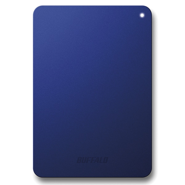 耐衝撃対応 USB3.1（Gen1）/USB3.0用 ポータブルHDD 1TB ブルー