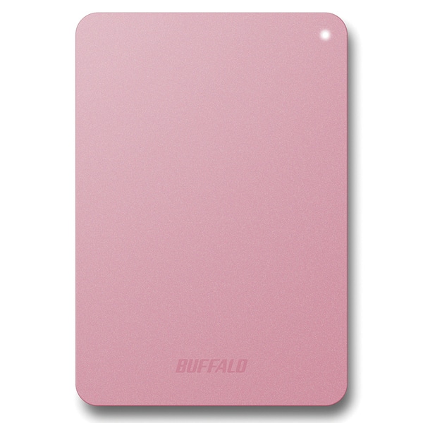 耐衝撃対応 USB3.1（Gen1）/USB3.0用 ポータブルHDD 1TB ピンク