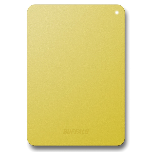 耐衝撃対応 USB3.1（Gen1）/USB3.0用 ポータブルHDD 1TB イエロー