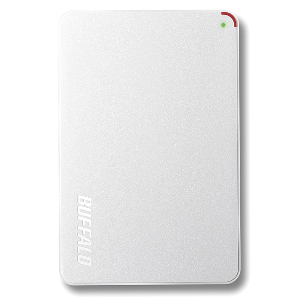 USB3.1（Gen1）/USB3.0用 ポータブルHDD 2TB ホワイト