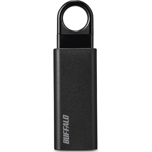 オートリターン機構搭載 ノックスライド USB3.1（Gen1）/USB3.0対応 USBメモリー 8GB ブラック