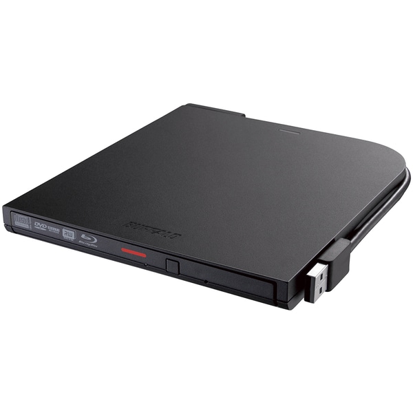BDXL対応 USB2.0用ポータブルブルーレイドライブ スリムタイプ ブラック