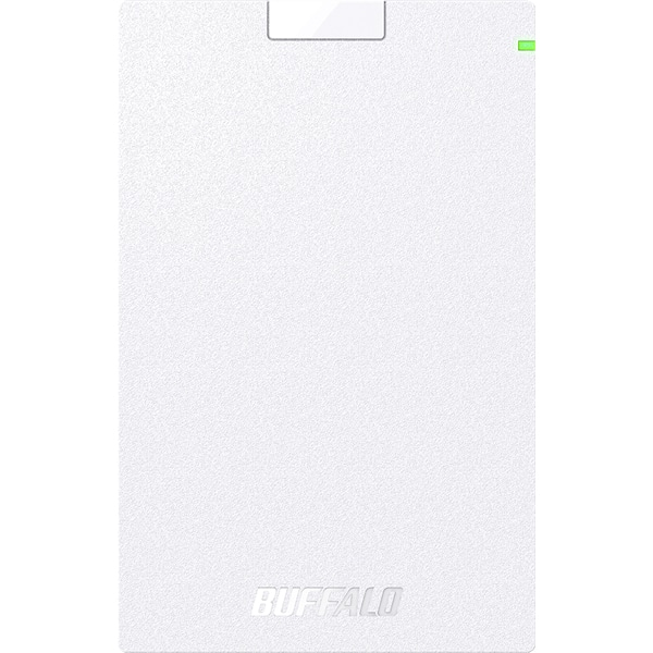 ミニステーション USB3.2(Gen.1)対応 ポータブルHDD スタンダードモデル ホワイト 1TB