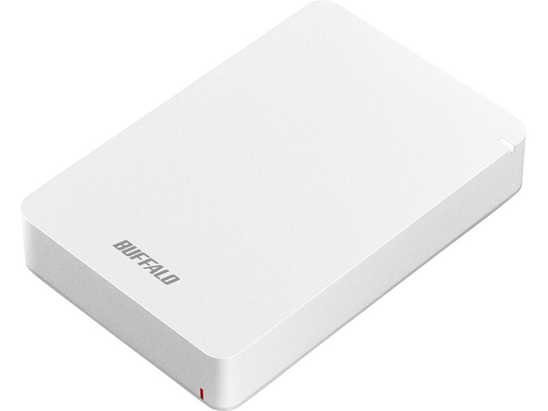 USB3.1（Gen.1）対応 耐衝撃ポータブルHDD 4TB ホワイト