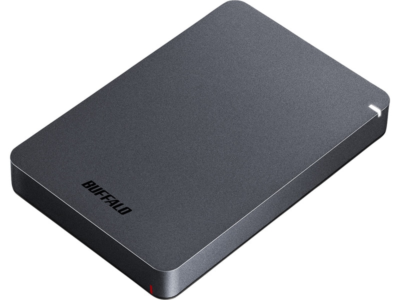 USB3.1（Gen.1）対応 耐衝撃ポータブルHDD 2TB ブラック
