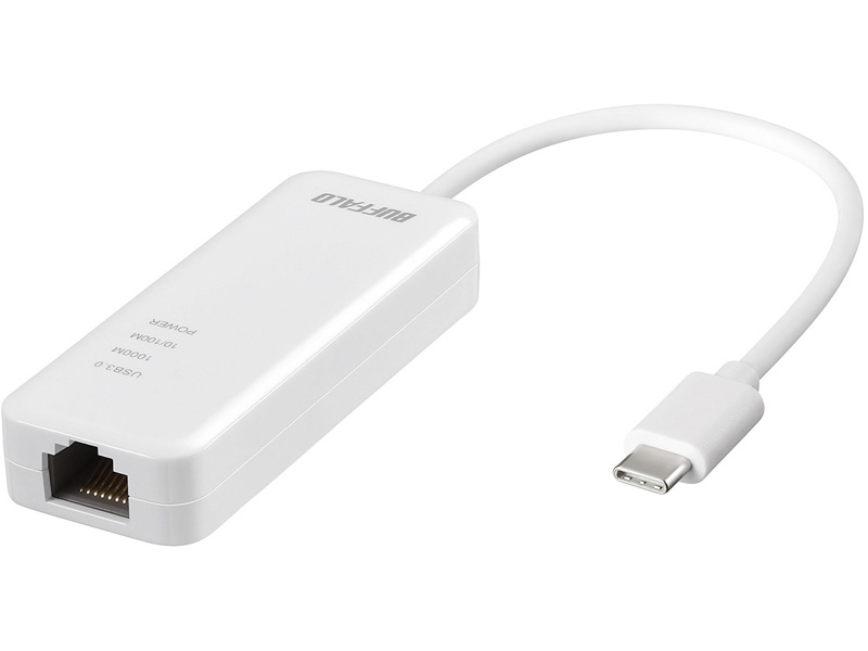 Giga対応 Type-C USB3.1（Gen1）用LANアダプター ホワイト